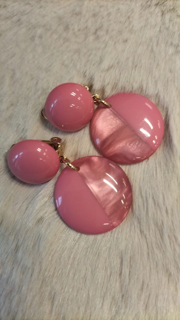 ROSE - Boucle d'oreille - Rose