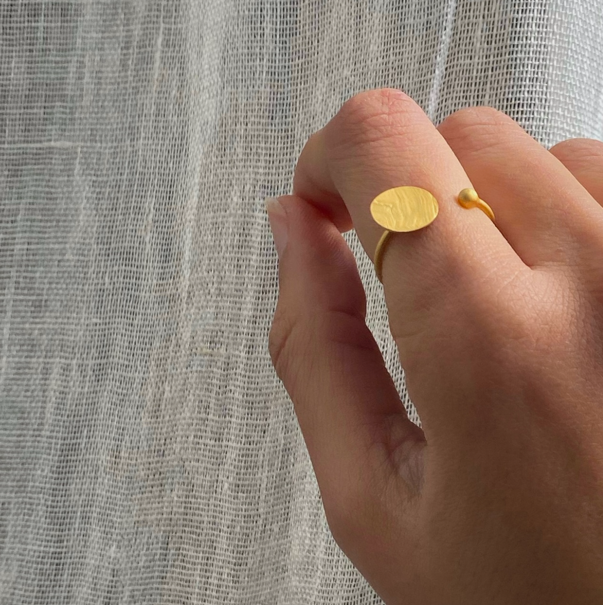 BASIC - Bague, Plaqué Or