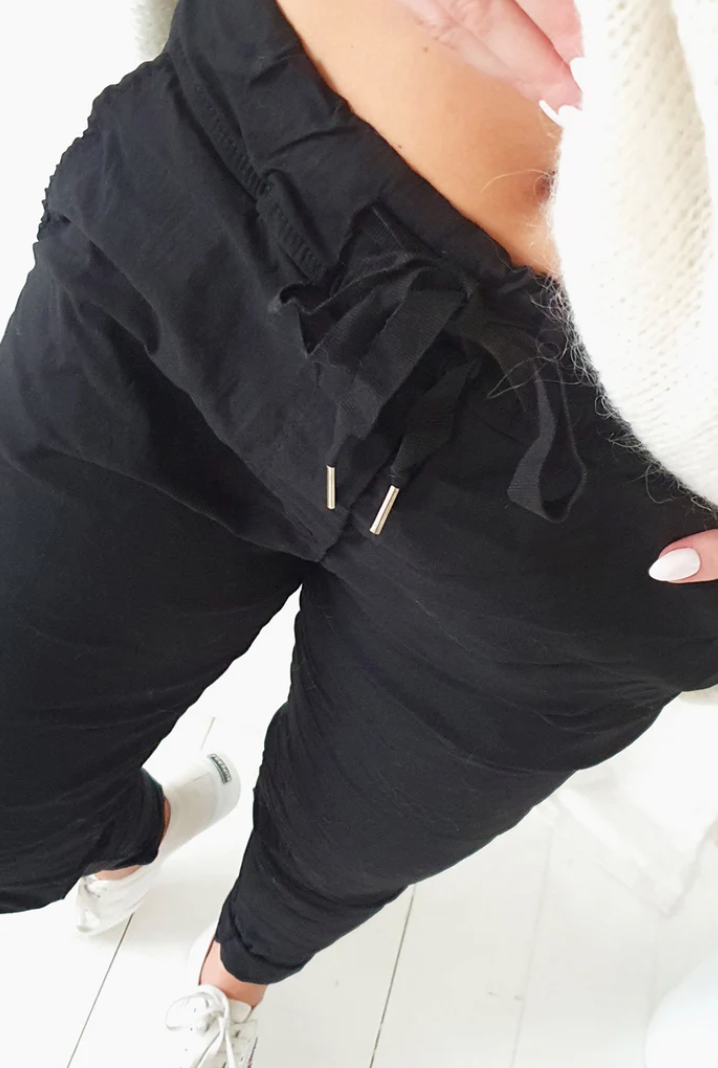 STRETCH JOGGER Pantalon - Noir