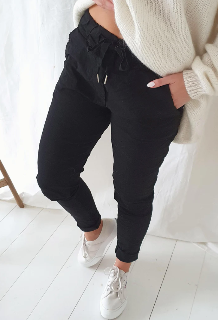 STRETCH JOGGER Pantalon - Noir