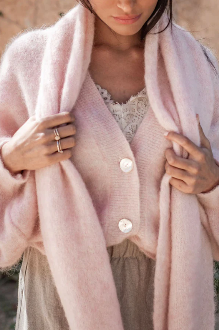 FLUFFY - Echarpe - Rose