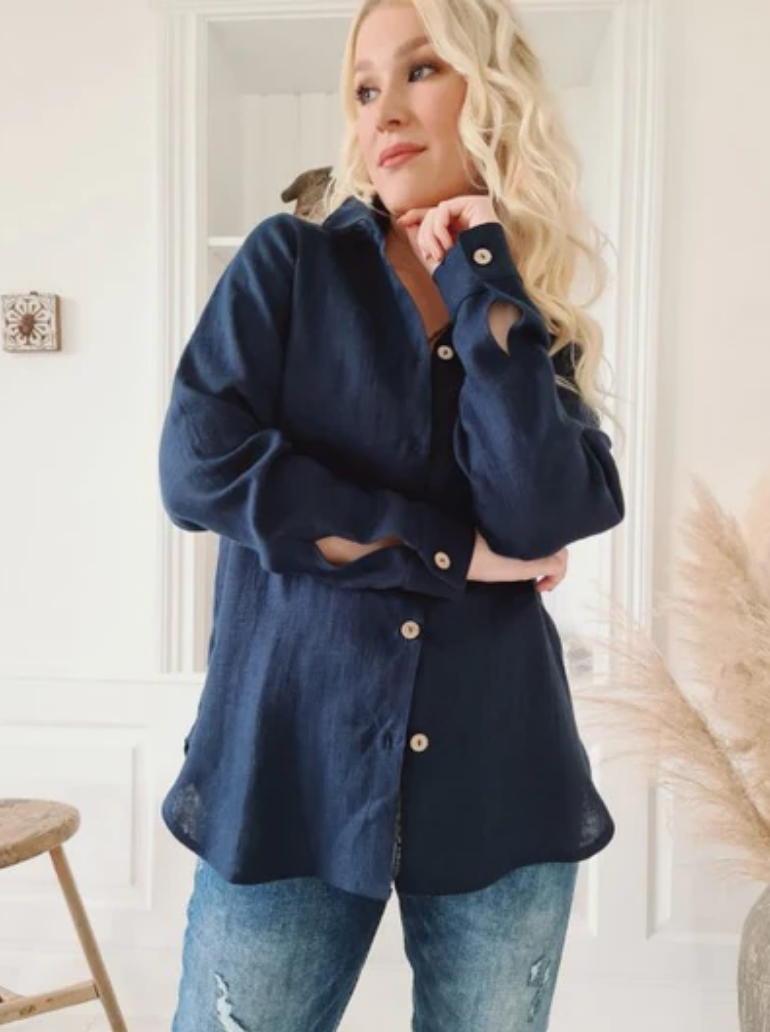 BOYFRIEND Chemise – Navy