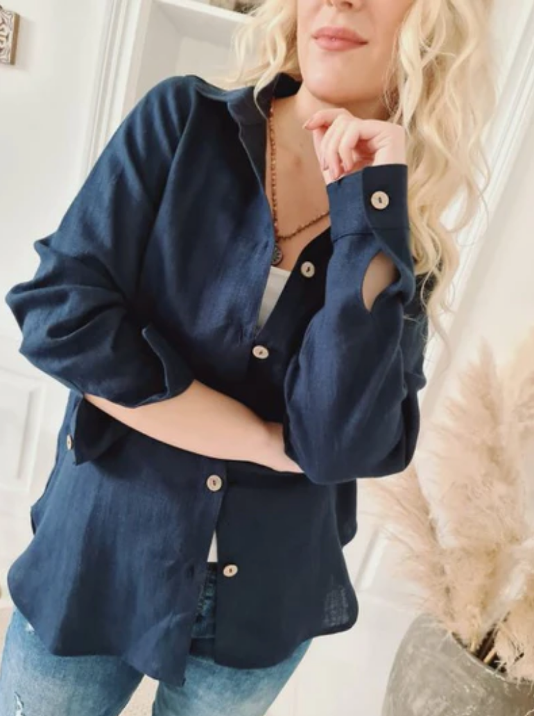 BOYFRIEND Chemise – Navy