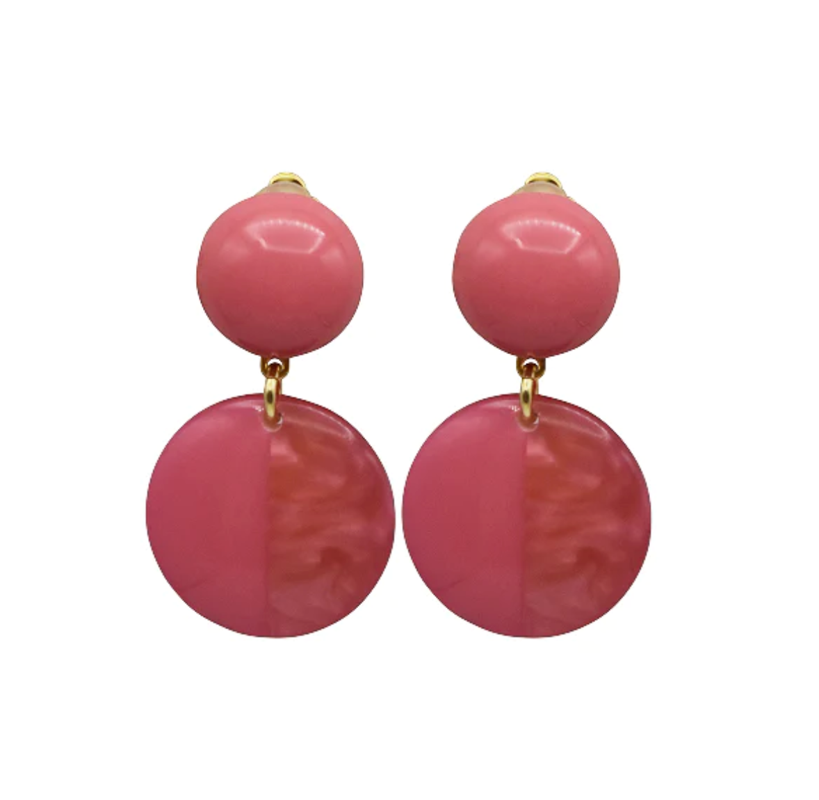 ROSE - Boucle d'oreille - Rose