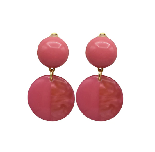 ROSE - Boucle d'oreille - Rose