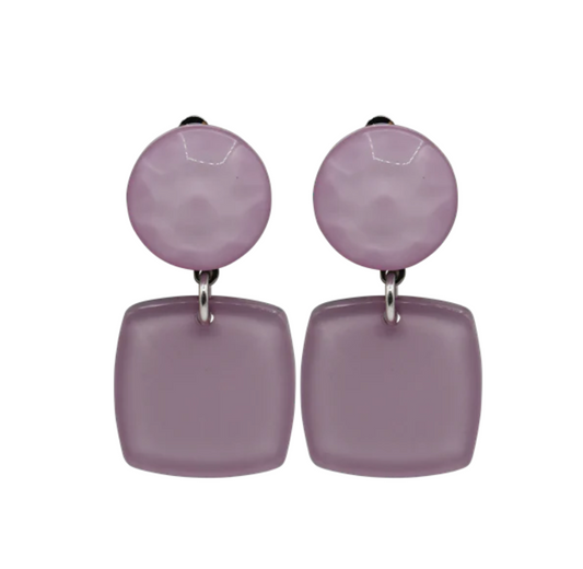 JUSTINE - Boucle d'oreille - Violet