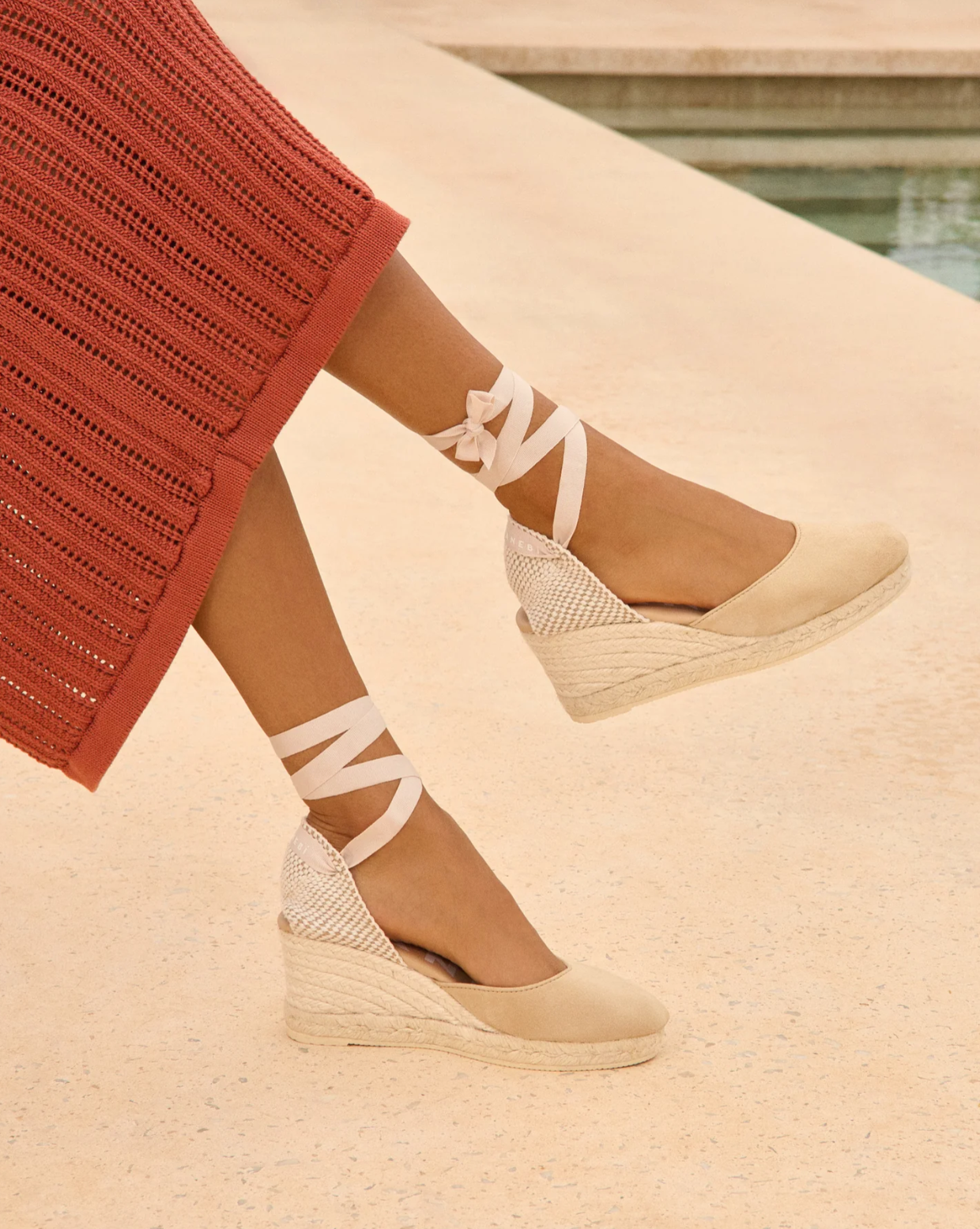 HAMPTONS - Compensées - Champagne beige