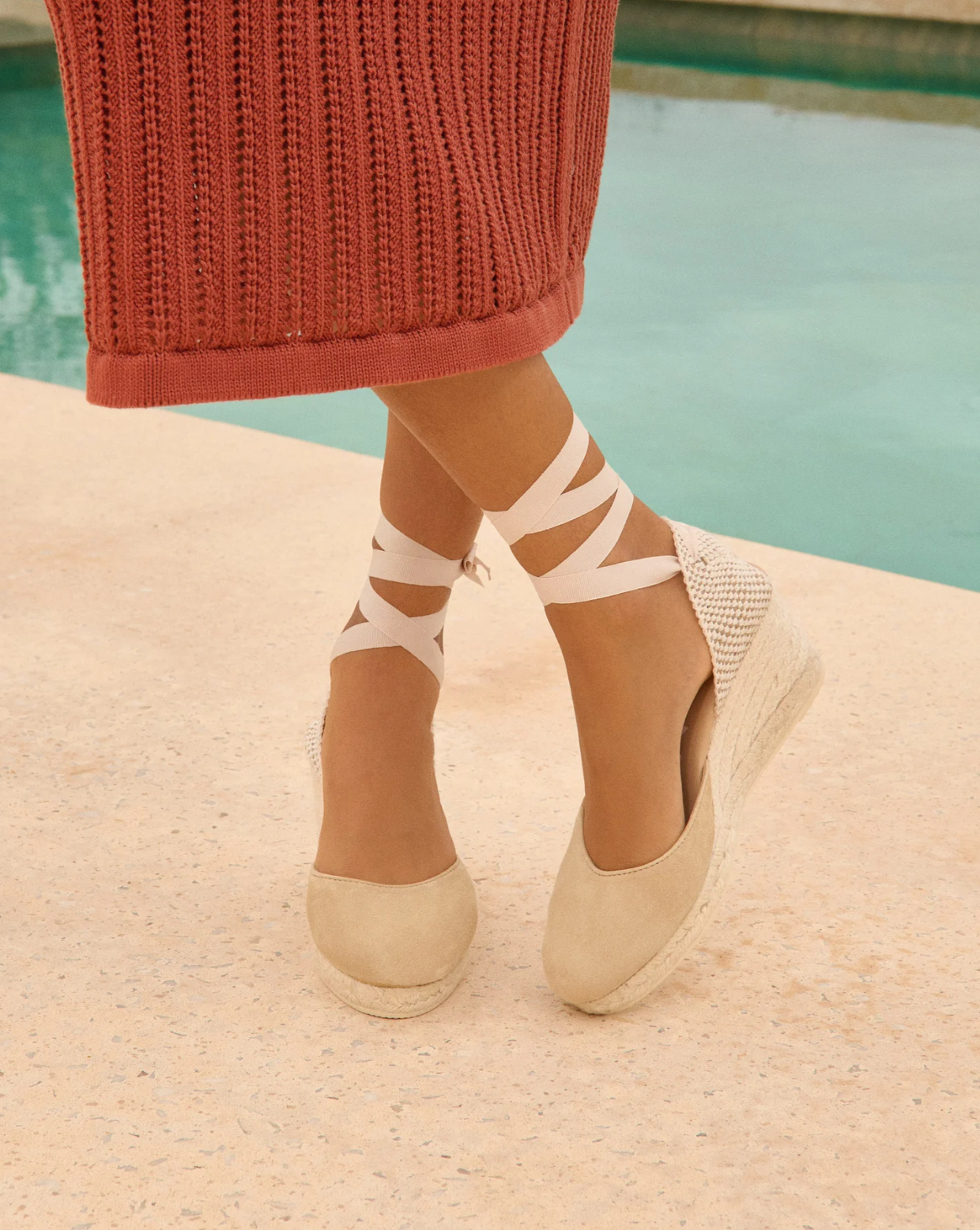 HAMPTONS - Compensées - Champagne beige