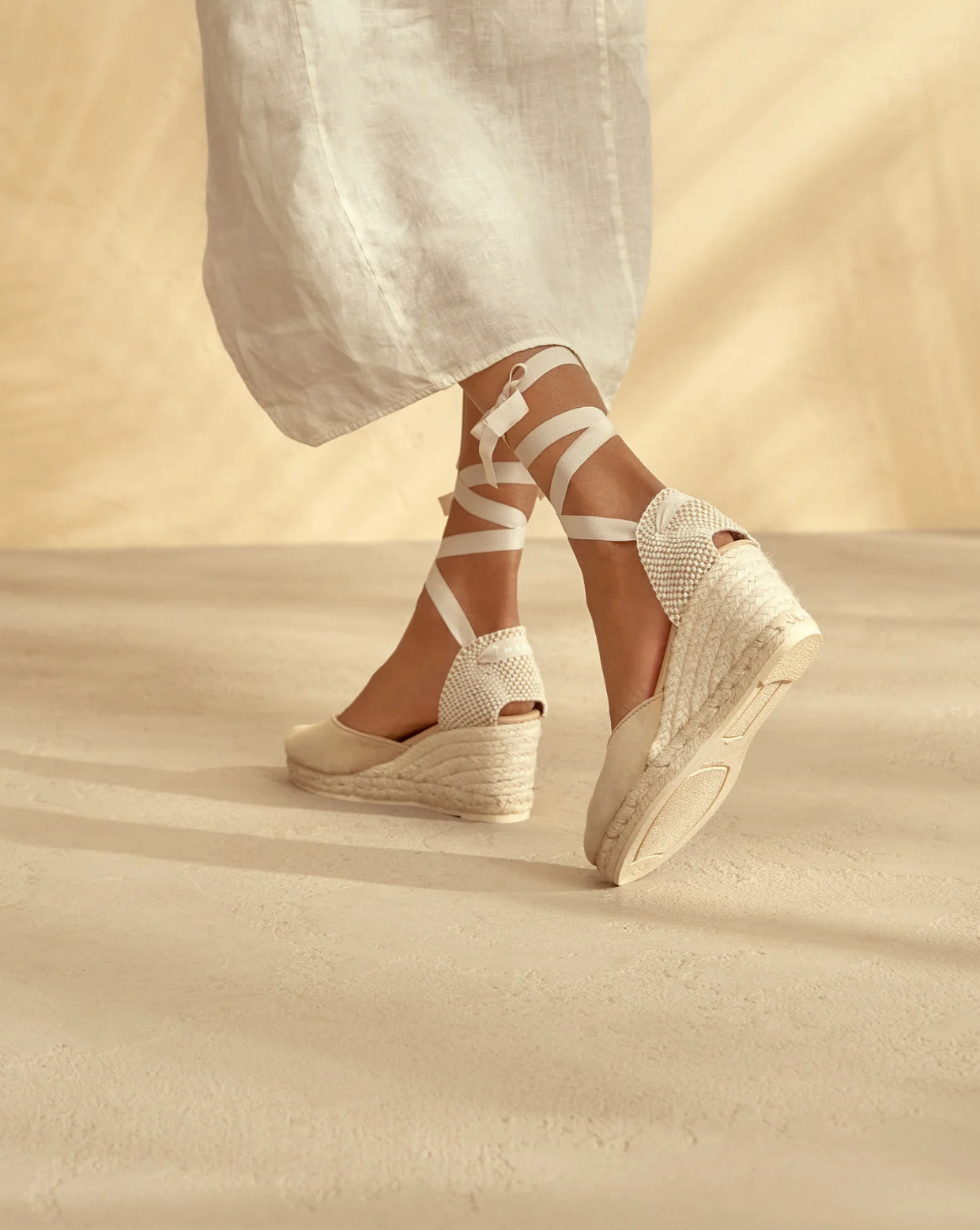 HAMPTONS - Compensées - Champagne beige