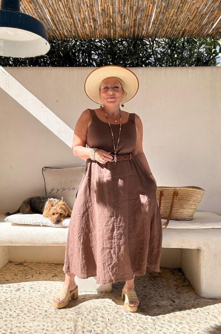 maddalena_robe_lin_sina_and_co_marron