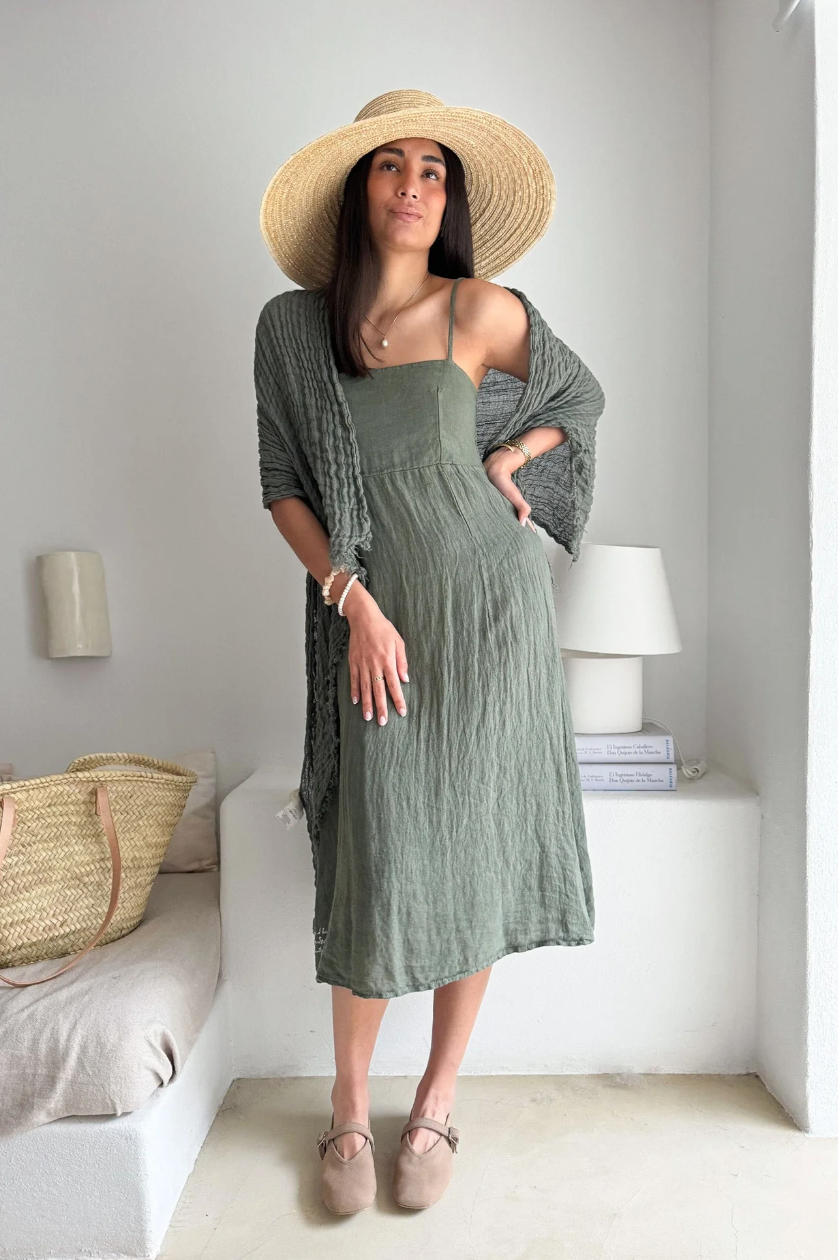 robe_nette_sina_and_co_lin_vert