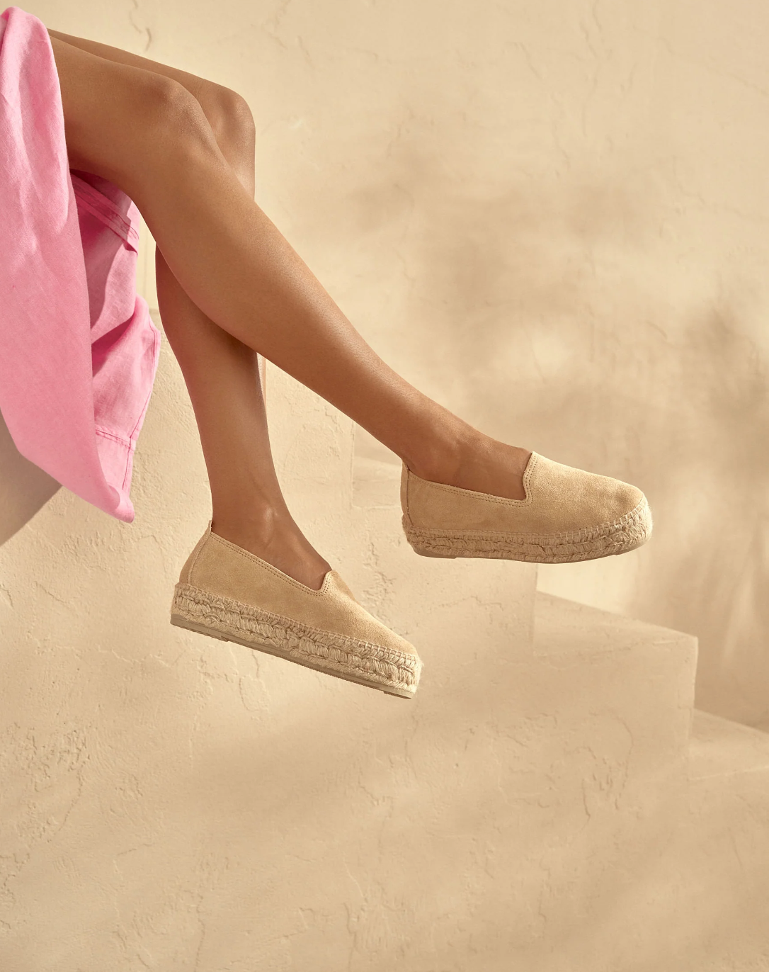 Hamptons Espadrilles - Champagne beige