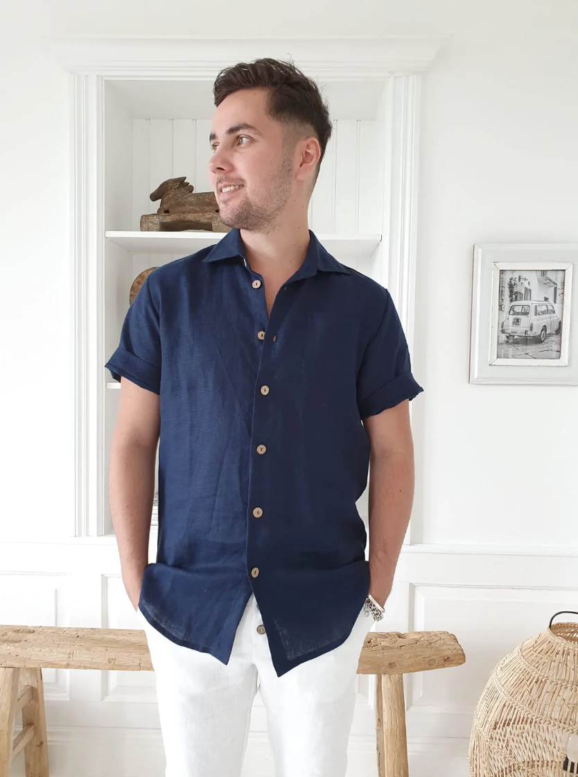 chemise_lin_homme_sina_and_co_navy
