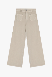 JEANS POCHES PLAQUEES - Beige