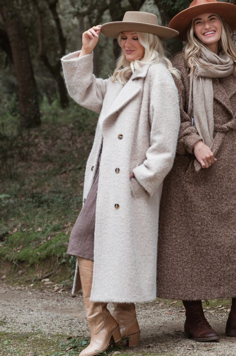 MANTEAU AURELIA - Blanc