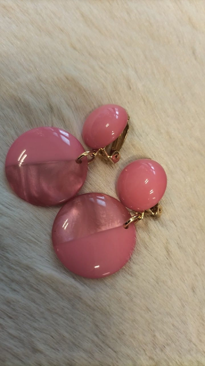 ROSE - Boucle d'oreille - Rose