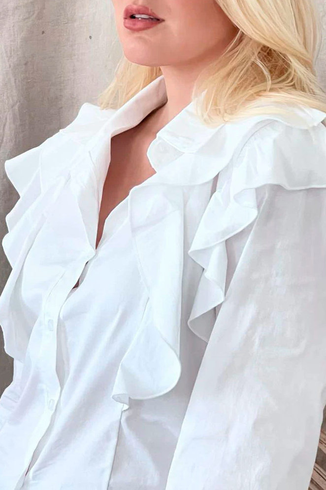 ROUGE COTTON - Blanc