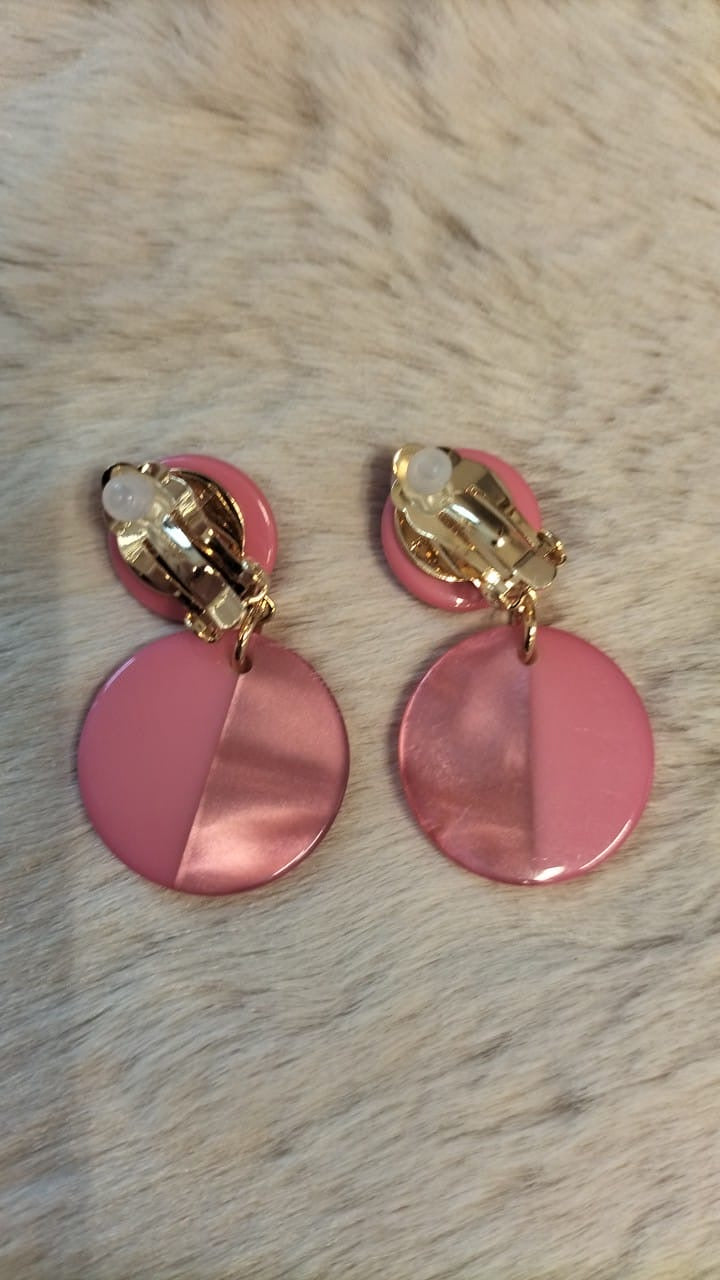 ROSE - Boucle d'oreille - Rose