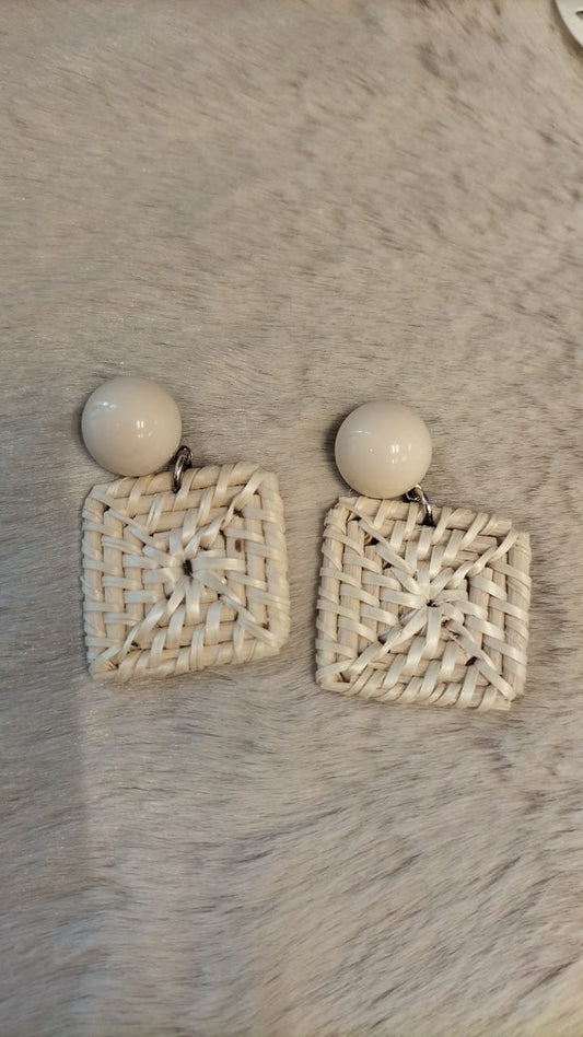 KARRY - Boucle d'oreille - Raphia