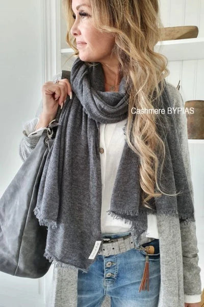 CASHEMIRE LOVE Echarpe - Gris foncé