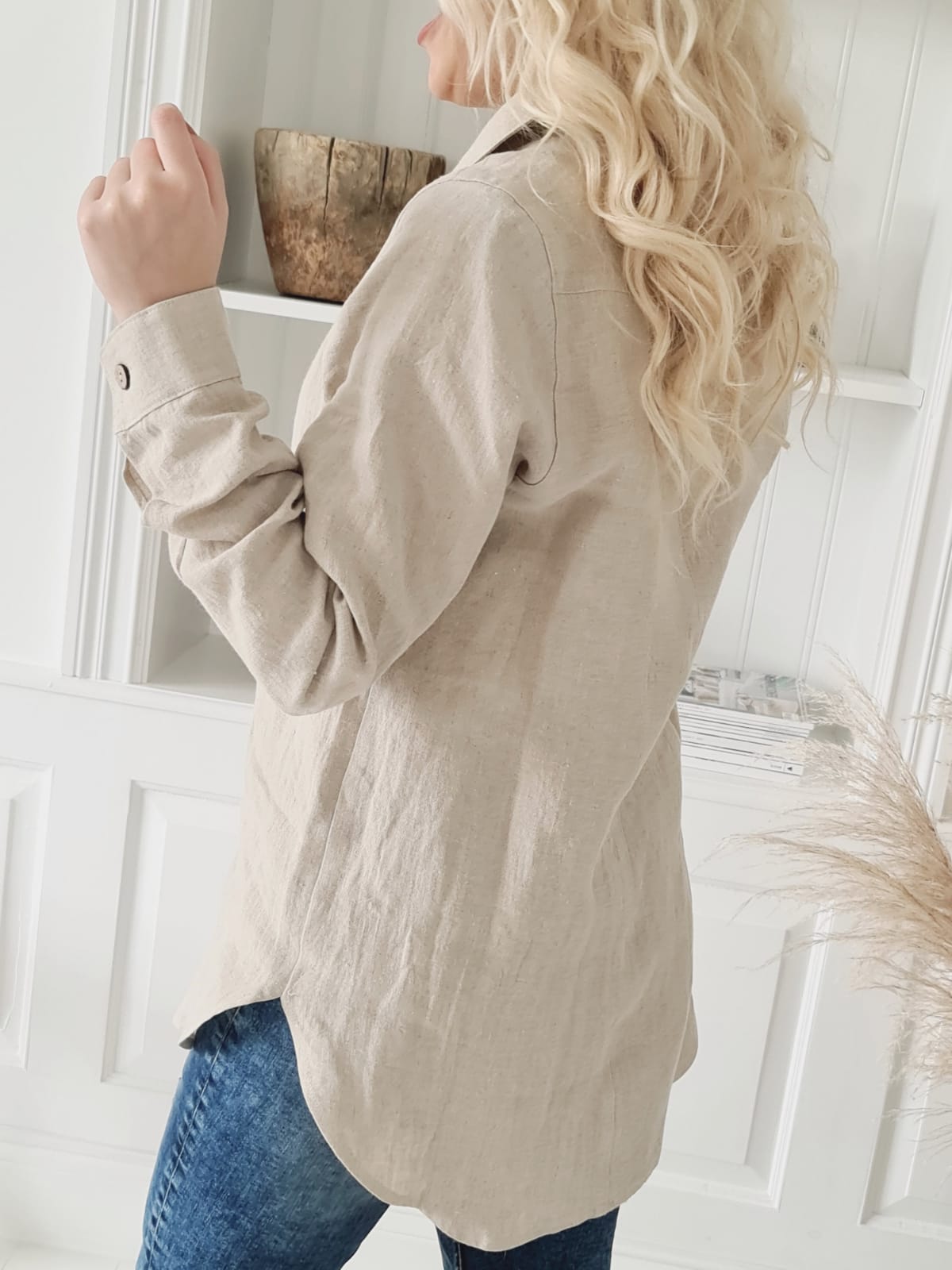BOYFRIEND Chemise - Natural