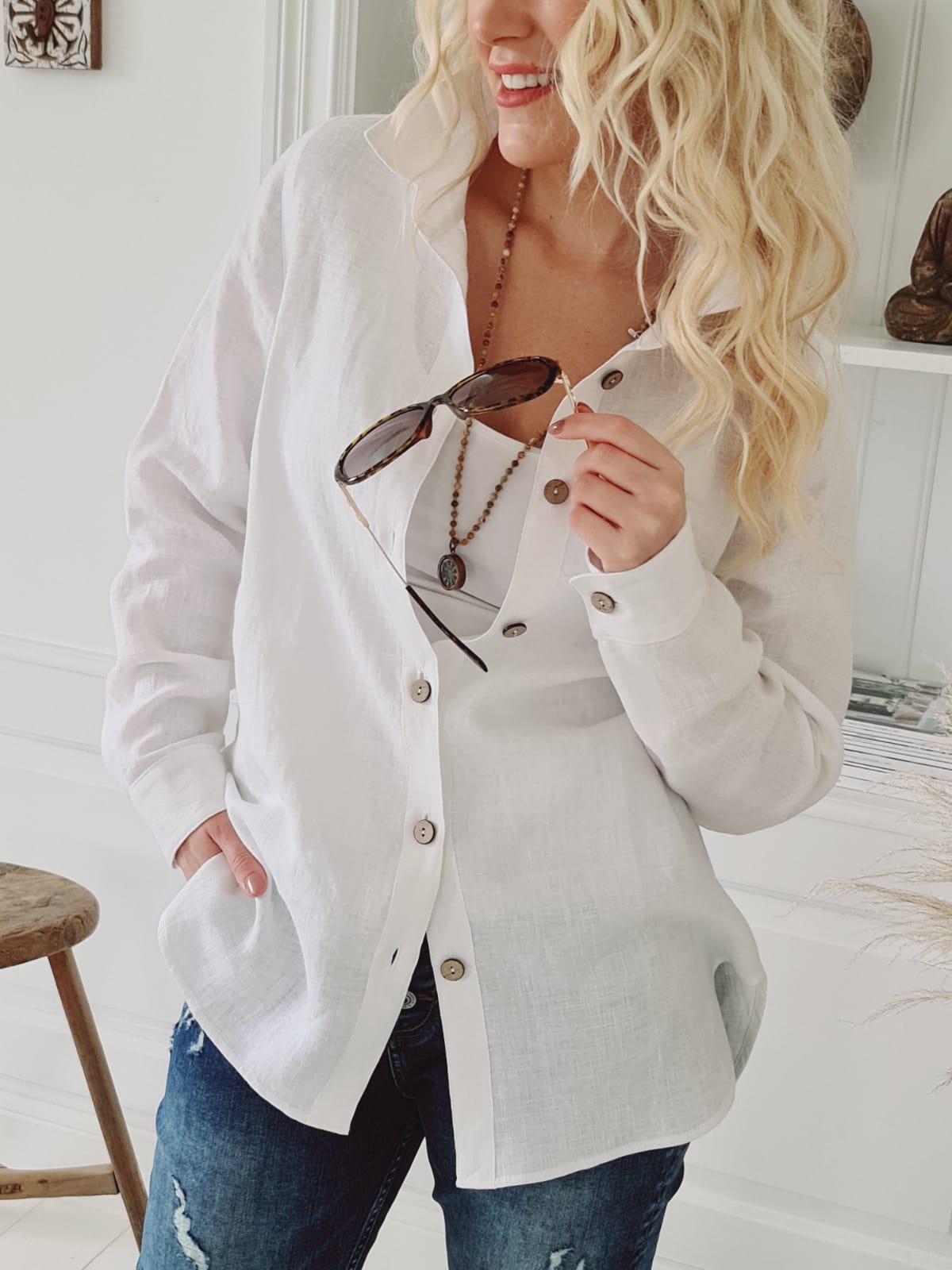 BOYFRIEND Chemise – Blanc