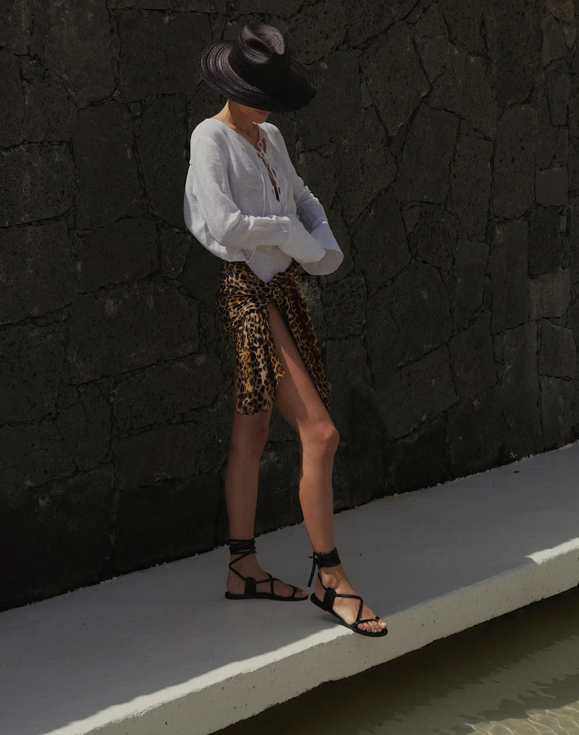 AR X MNB Sandales, noir