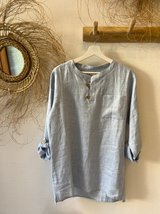 JONES Chemise – Bleu Oxford