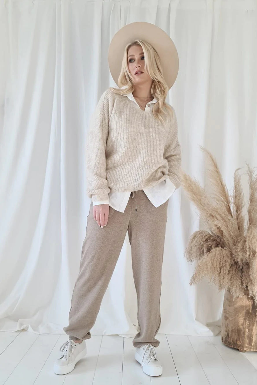 WEEKEND Pantalon - Taupe