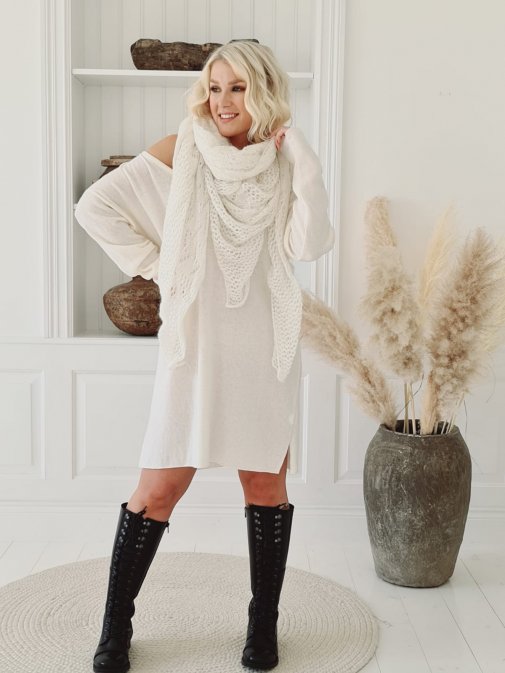 DREAMY mohair - Echarpe - Blanc