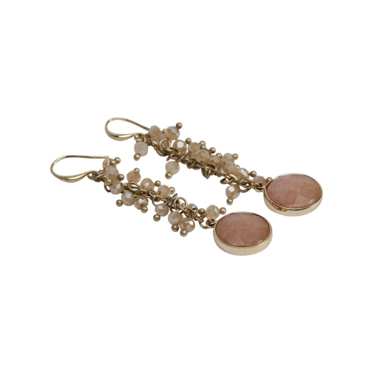 EMILIA - Boucle d'oreille- Beige