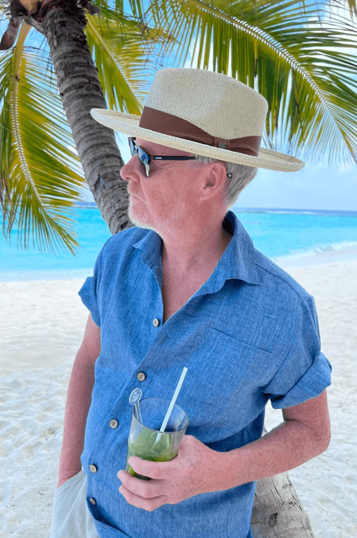 JOHAN - Chemise - Bleu denim