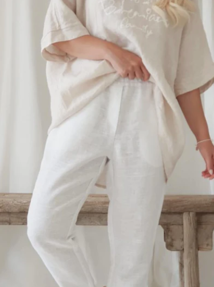 JOGGER Lin - Blanc