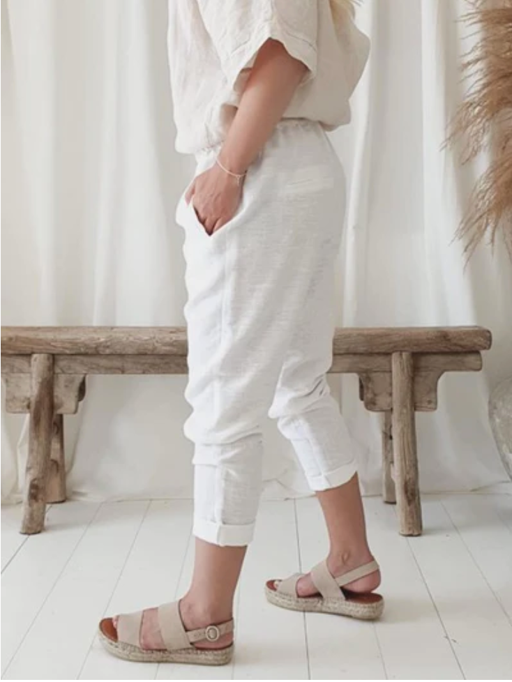 JOGGER Lin - Blanc