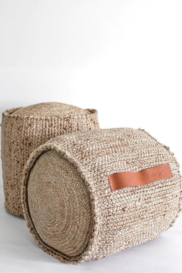 TAJ - Jute Pouf