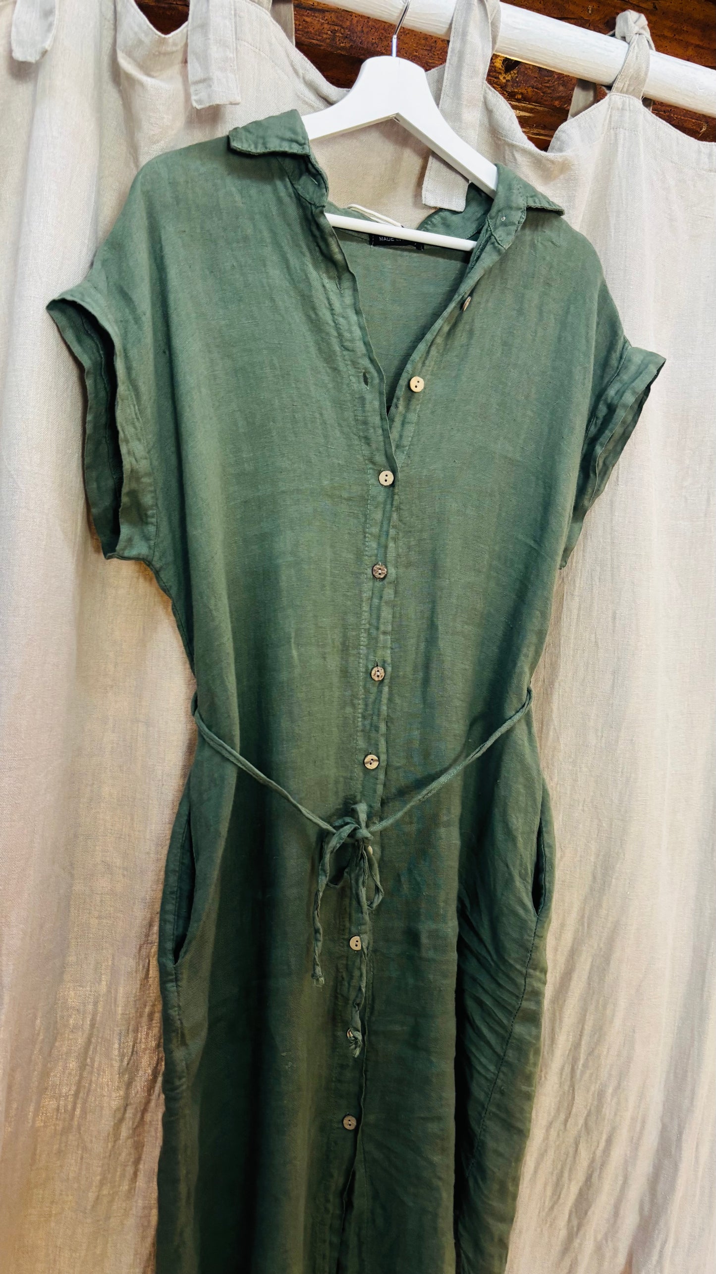 robe_casual_vert_sina_and_co_lin