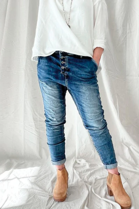 COOL JEANS - Mid wash