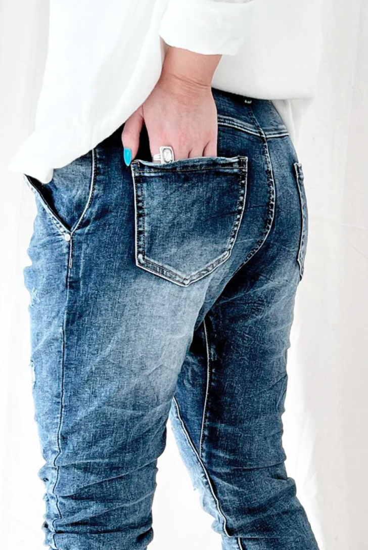 COOL JEANS - Mid wash