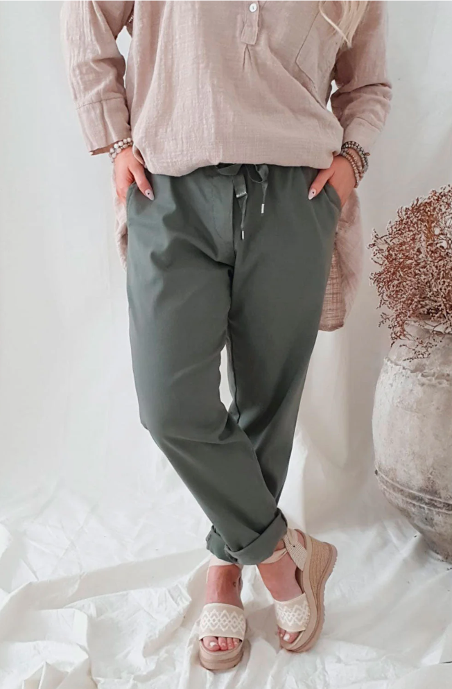 pantalon_bengaline_jogger_vert_sina_and_co