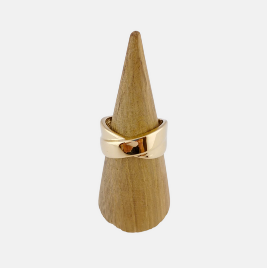 CAPRI CROSS - Bague - Plaqué Or