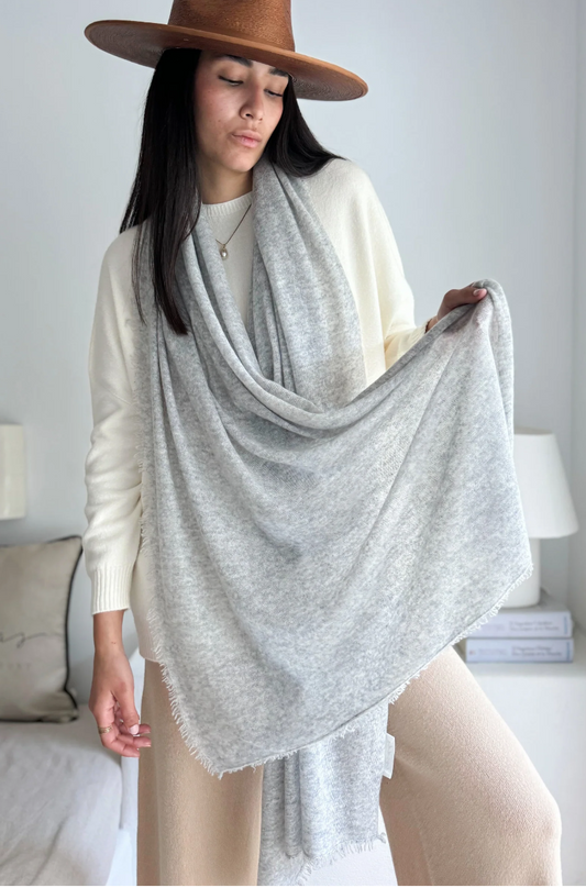 CASHEMIRE LOVE Echarpe - Gris