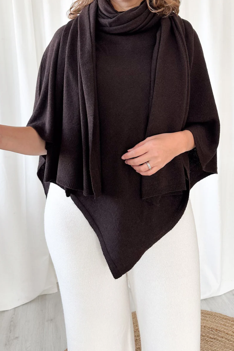 ECHARPE CASHMERE CLOUD - Café