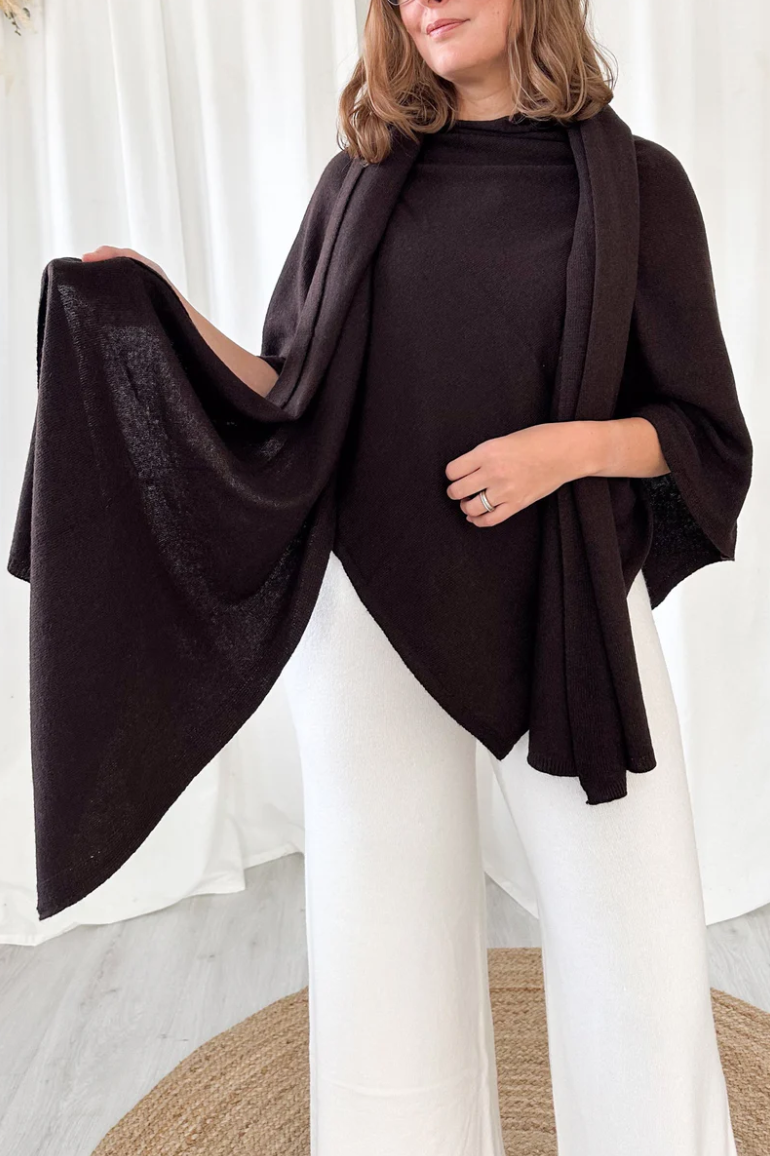 ECHARPE CASHMERE CLOUD - Café