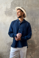 JOHN POCHES - Chemise - Navy