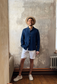 JOHN POCHES - Chemise - Navy