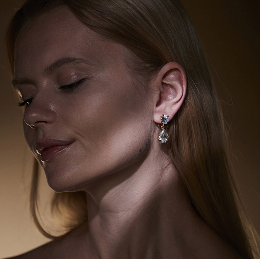KLARA - Boucle d'oreille - Clear