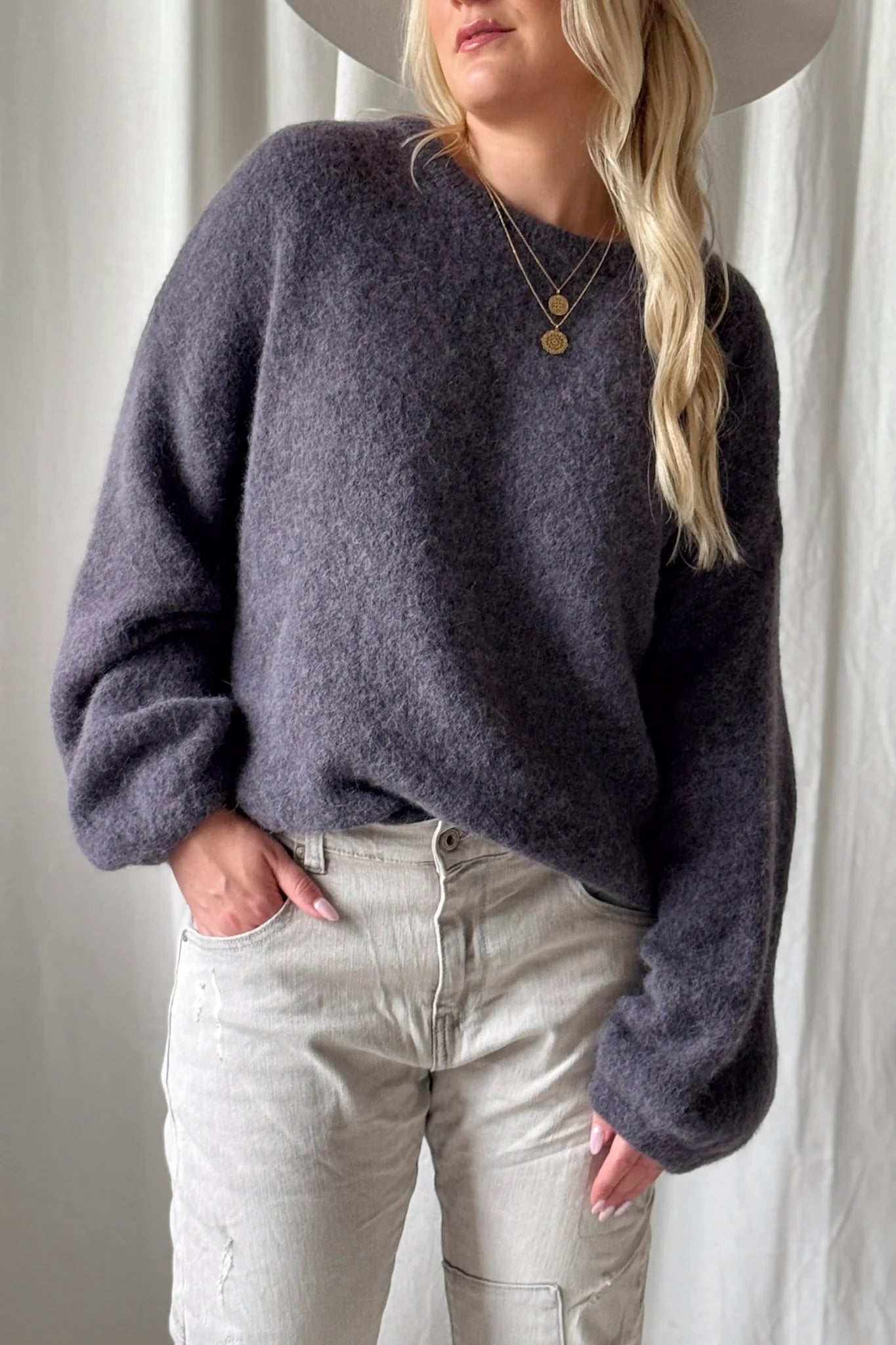 Pull_laine_alpaga_gris_gretta