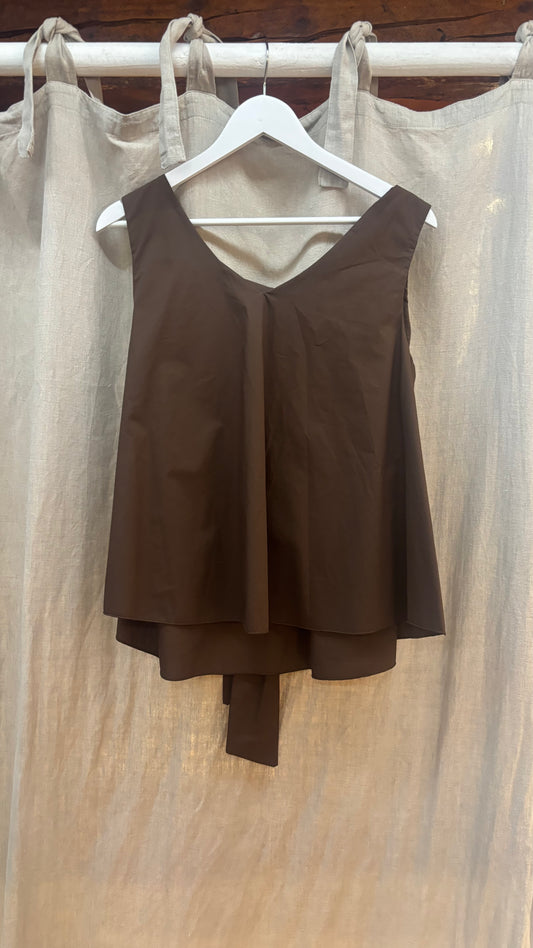 haut_marron_coton_sina_and_co