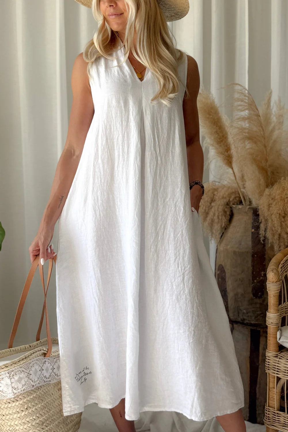 ROBE MILA- Blanc