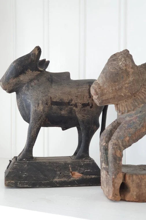 HOLY COW - Statuette en bois